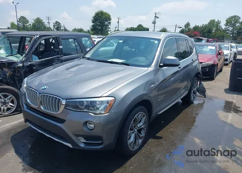 2017 BMW X3 Sdrive28I из США, поврежденный, VIN 5UXWZ7C53H0U46864